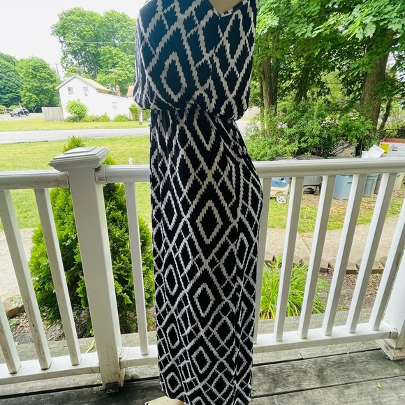 Magic geometric maxi dress - Picture 4 of 10